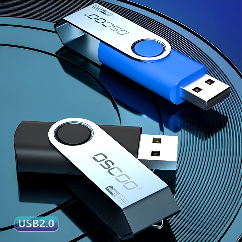 OSCOO 008U Classic Swivel USB 3.0 Flash Drive – 100% Original, 32GB/64GB/128GB High-Speed Pen Drive