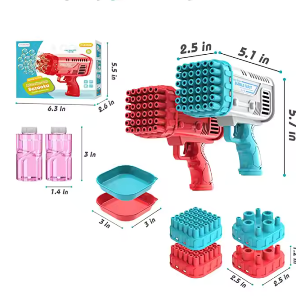 36 Holes Bubble Toys Gun