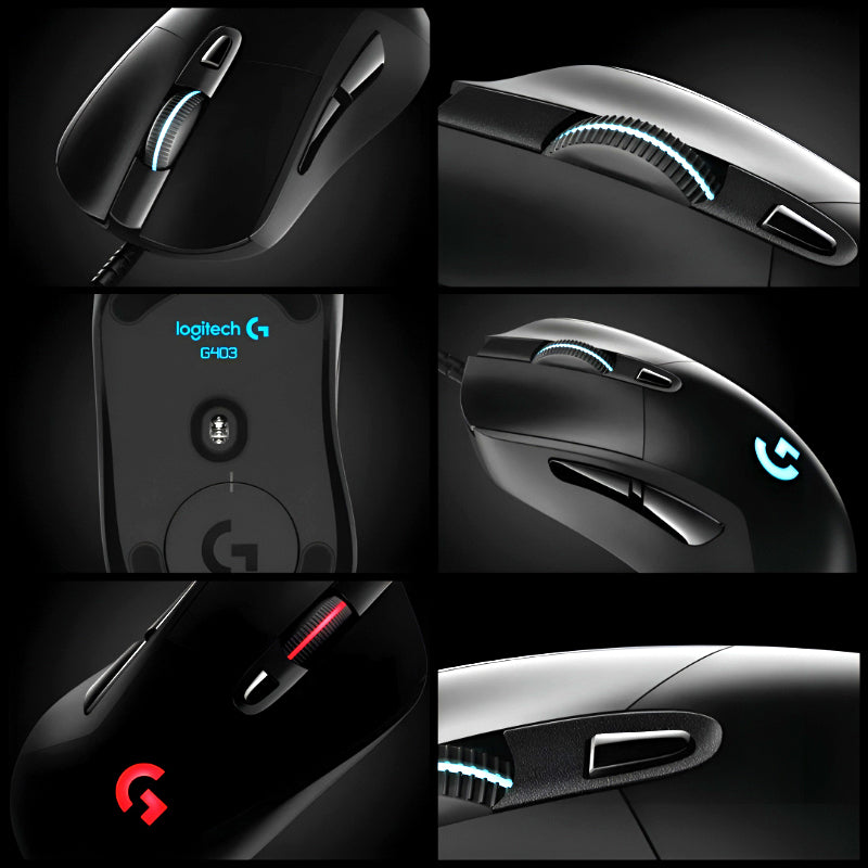 Logitech G403 HERO Gaming Mouse with LIGHTSYNC RGB and Pro-Grade Performance